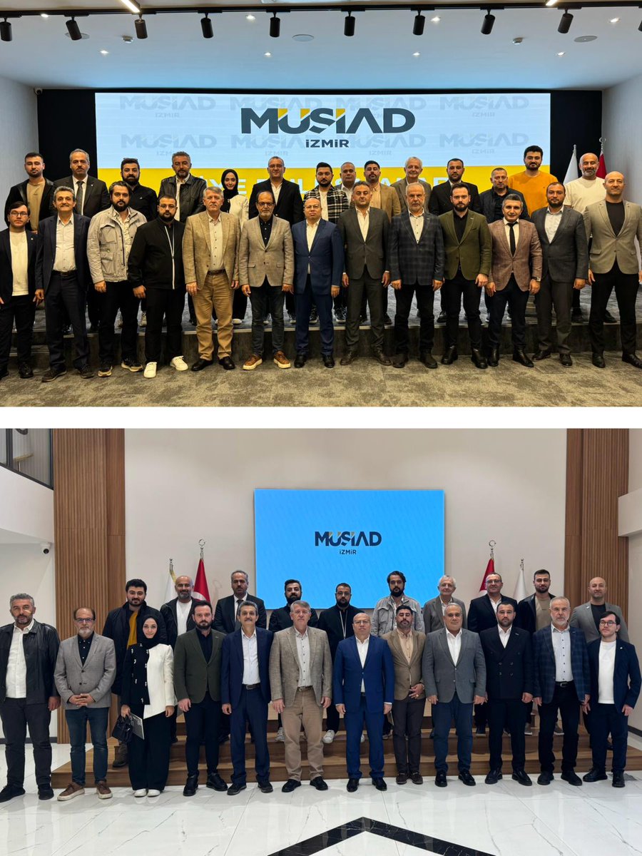 📌 MÜSİAD İzmir ( <a href="/MUSIADIzmir/">MÜSİAD İzmir</a> ) | Üye Buluşmaları 

YENİ ŞUBE BİNAMIZDA düzenlediğimiz  “Üye Buluşmalarında”  son dönemde aramıza katılan üyelerimizle detaylı tanışma fırsatı bulduk.

Aramıza katılan üyelerimizle birlikte büyüyen MÜSİAD Ailemiz, İzmir ve ülke ekonomisine değer