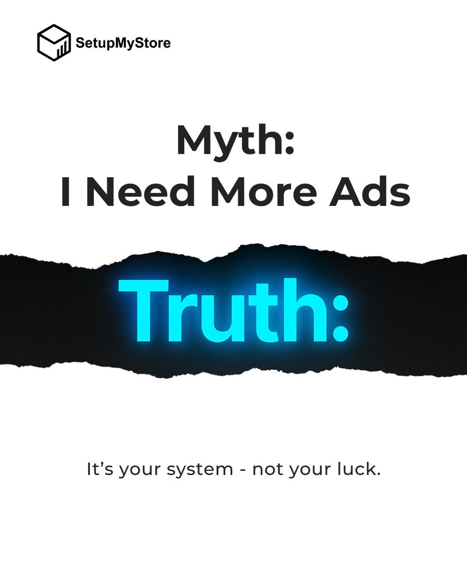 CEO_SMS_Waleed's tweet image. More ads don’t fix broken systems.
They just amplify the problem.

If your store isn’t converting, the issue isn’t your marketing — it’s your mechanics.

W rebuild the backend logic that turns traffic into transactions.

#SetupMyStore #EcommerceOptimization #ConversionDesign