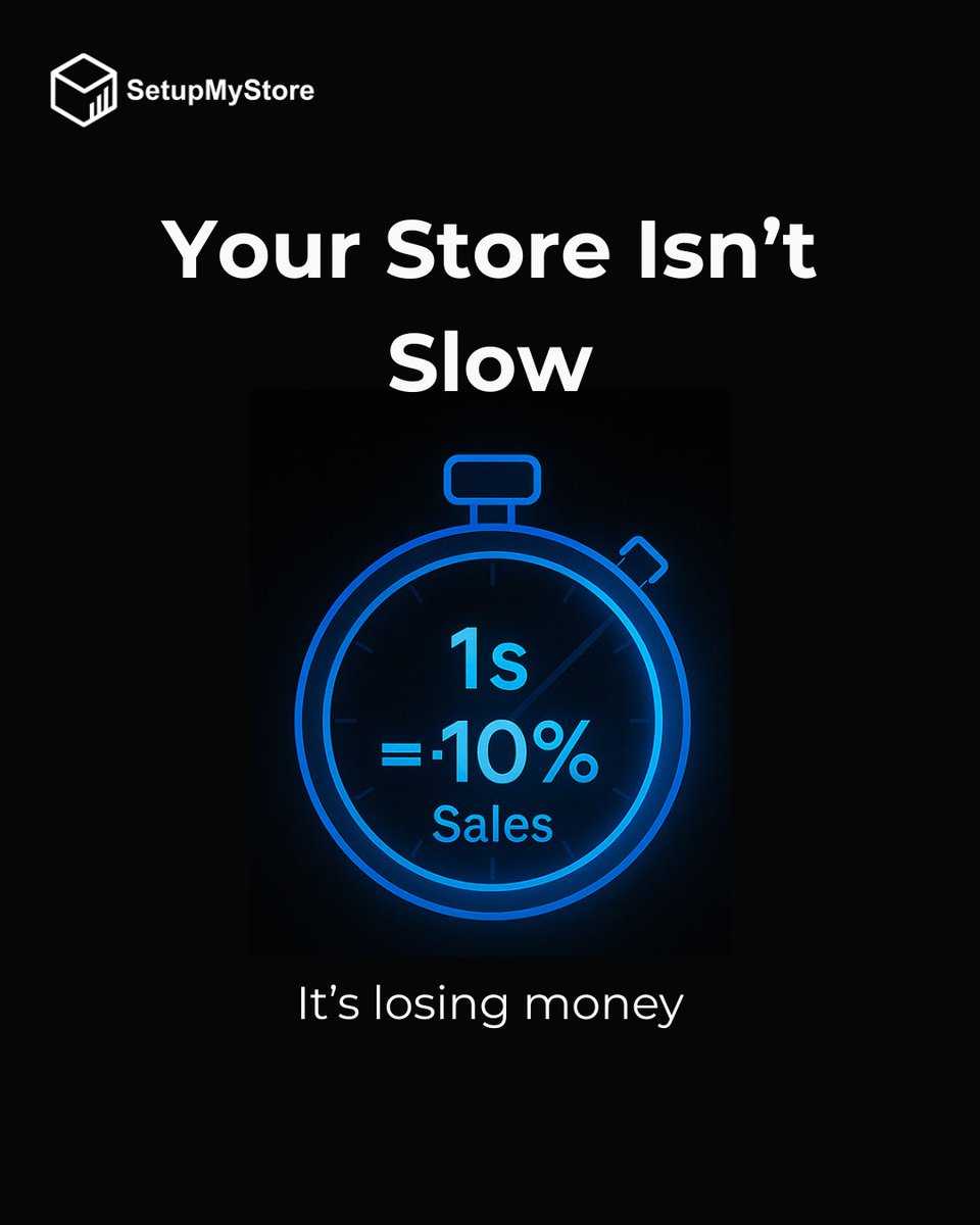 CEO_SMS_Waleed's tweet image. Every second counts — literally.
A 1-second delay can cost you 10% of your sales.

Slow isn’t just inconvenient. It’s expensive.

We engineer speed — from load time to checkout flow — so your customers don’t bounce, they buy.

#SetupMyStore #EcommerceOptimization #SpeedMatters