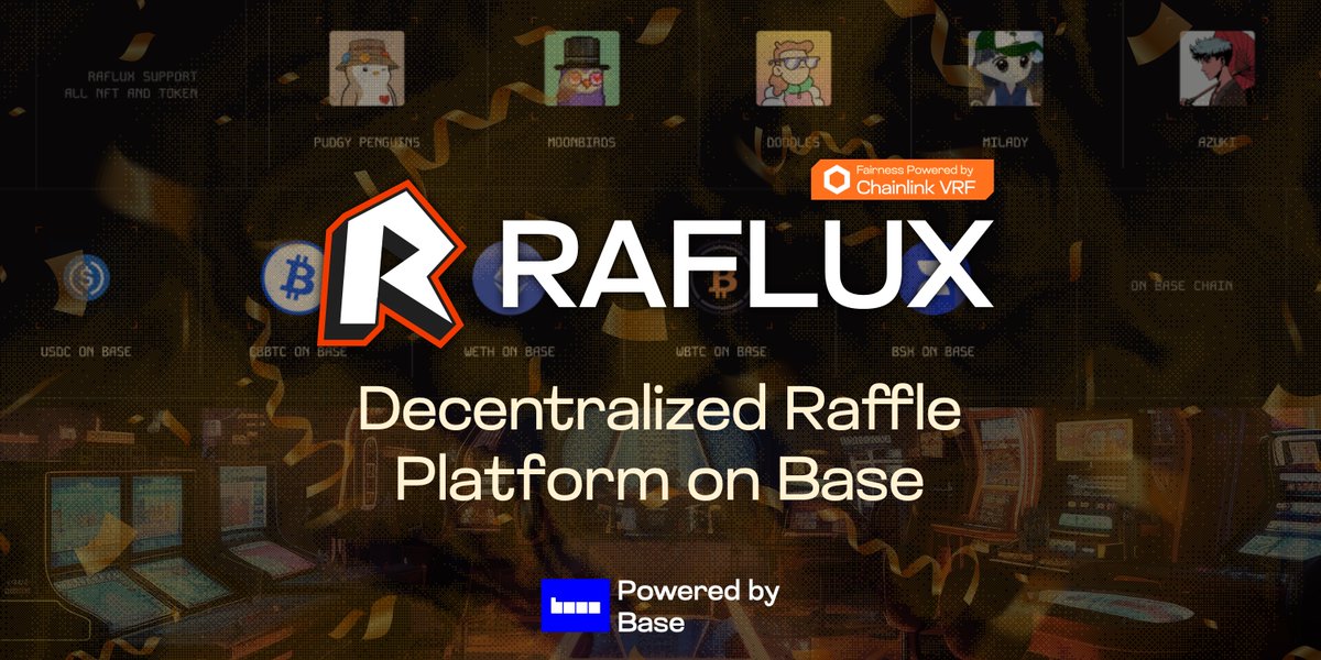 Ever struggle to sell your NFT?
Floor keeps dropping. No buyers. Liquidity locked.

Now imagine listing it, setting your own price, and letting the crowd raffle it out instead. 🎫

Raflux giving your NFTs a second chance to shine 🤝