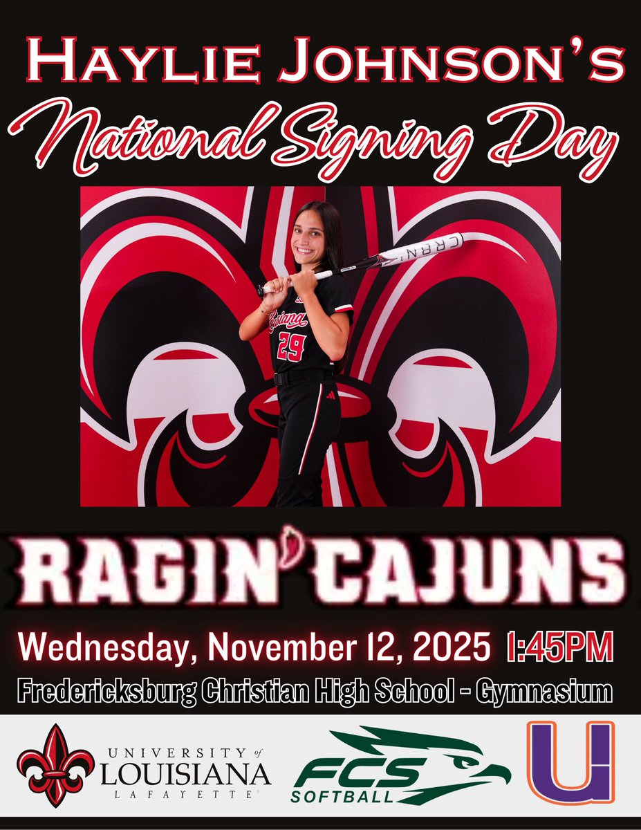 UnityCoachJosh's tweet image. 🤗 to announce and invite you to attend @hayliej2026’s Signing Day Ceremony at Fredericksburg Christian School this Wednesday at 1:45pm.  All friends &amp;amp; family are welcome to attend.  

*Please arrive a few mins early to allow yourself time to check in with the main office.…