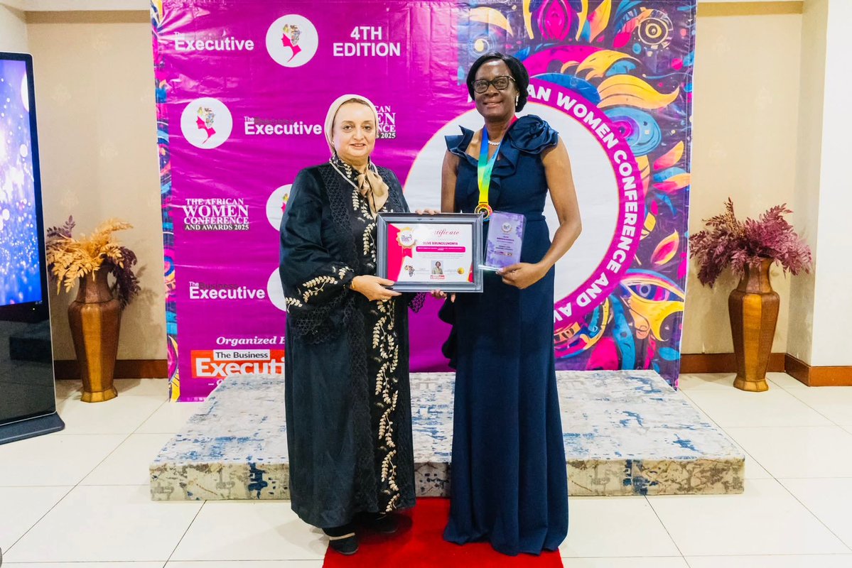 Congratulations <a href="/LumonyaOlive/">Olive B. Lumonya</a> on being named among the Top 100 Women in AFRICA. 
We celebrate you and your incredible achievement. Here’s to you✨🥂✨👏🏾👏🏾 <a href="/rfewofficial/">The Rotary Fellowship for Empowering Women</a> <a href="/rotaryd9213/">Rotary District 9213</a> <a href="/GKitakule/">Geoffrey M. Kitakule</a> <a href="/MaishaRotary/">MaishaRotary</a>