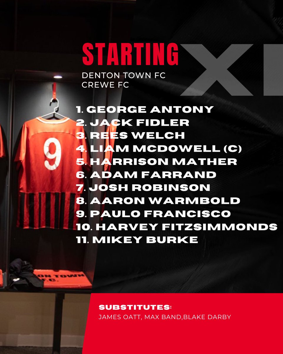 dentontown_fc's tweet photo. Starting XI 🔴⚫️ https://t.co/O1dHcnkfFb