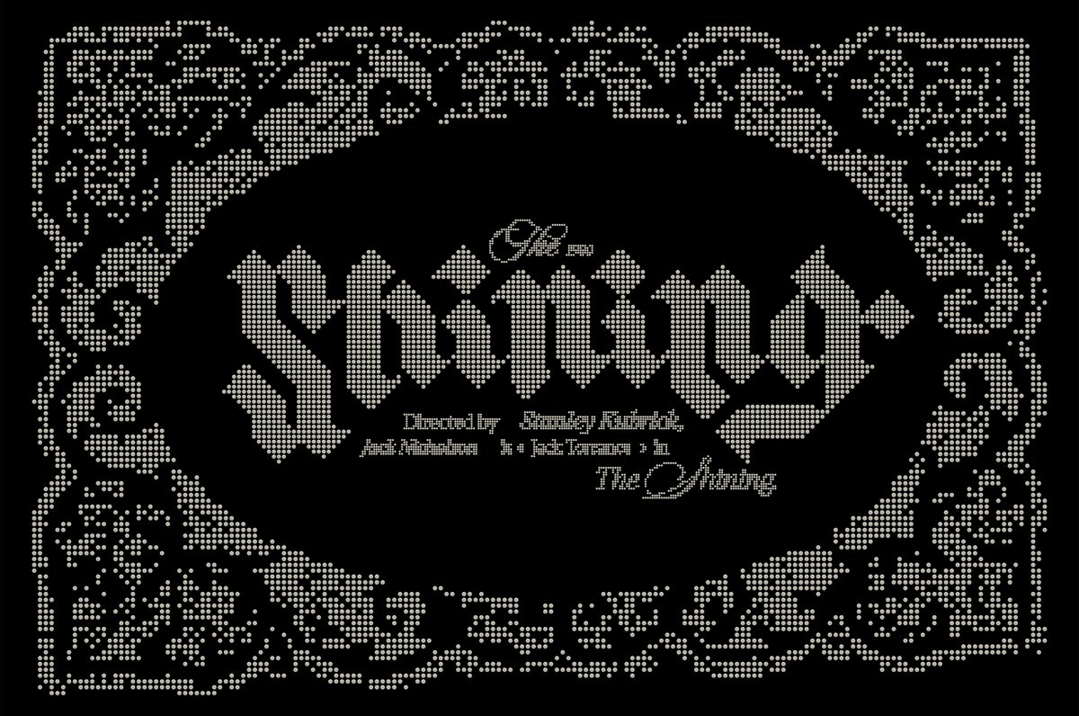 Travisuals's tweet image. My most popular typography but it&apos;s dot work 🖍️