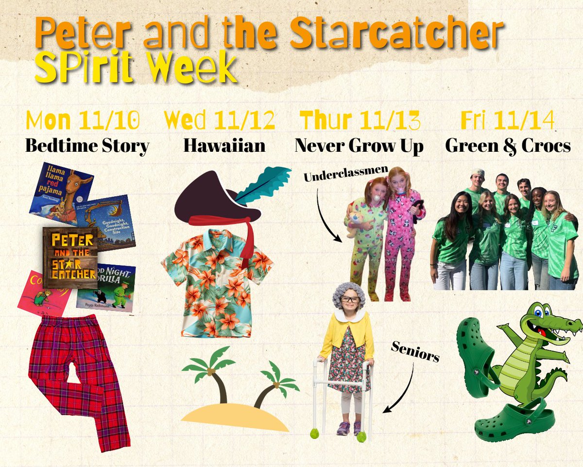 CForgeEagles's tweet photo. SPIRIT WEEK!
Show your support for Forge Theatre by participating in Spirit Week and coming to see the play!! #ForgeArts #SetTheStage https://t.co/ExxbPyfMiL