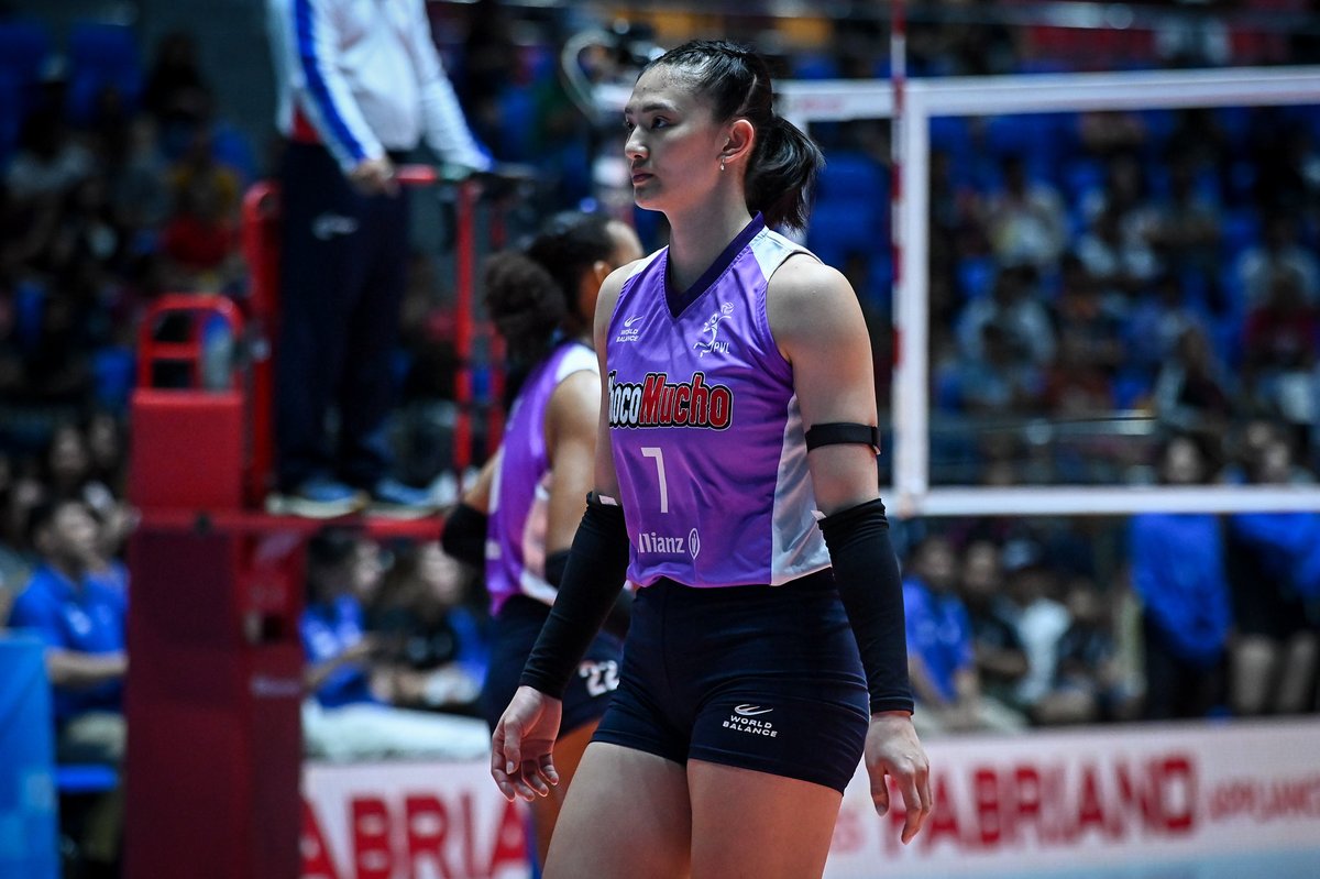 _cmftitanpride's tweet photo. Maddie Madayag is her name. MADzilla is her game. 

10 KILL BLOCKS! ANG LALA! 

#PVL2025 
#PVLReinforcedConference2025 https://t.co/RI40DkzmnR