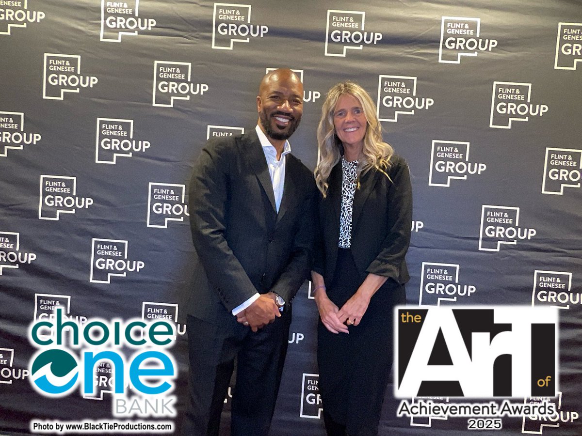 We’re proud to sponsor the Flint &amp; Genesee Group’s Art of Achievement Awards! 🎉
Congrats to all the winners—especially <a href="/UMFlint/">University of Michigan-Flint</a>’s Antonio Riggs, honored with the Bryant “BB” Nolden Community Champion Award. 💛💙
Partner with us: phthomps@umich.edu
#UMFlint #FlintProud #Community