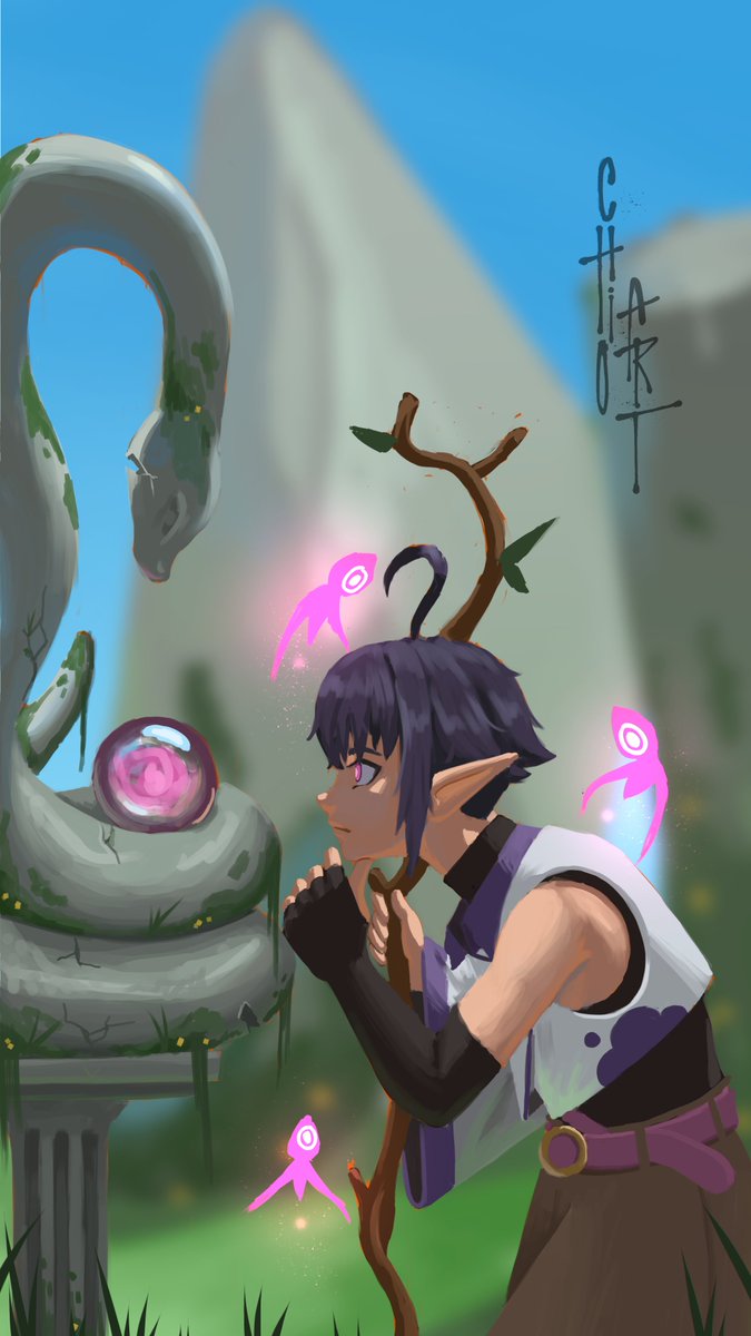 ChioArt08's tweet image. Chio&apos;s on a journey to learn magic🥺💜

#DigitalArt #Artmoots #Openforcommissions