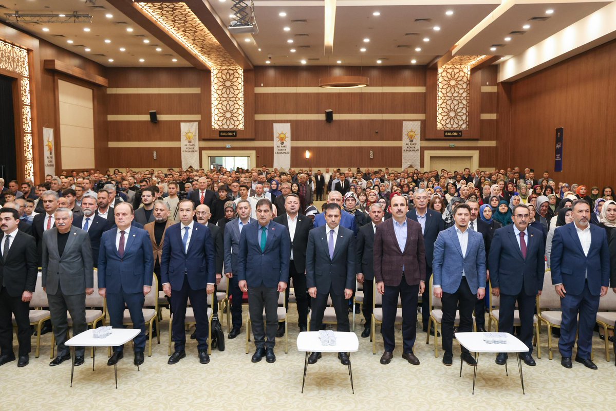 AK Parti Konya İl Başkanlığımızın İl Danışma Meclisi Toplantısında, davamıza gönül veren teşkilat mensuplarımızla bir araya geldik.

Birlikteyiz, kararlıyız ve güçlü Konya için çalışmaya devam ediyoruz.

MKYK üyesi Sayın <a href="/06mozkan/">Mustafa Özkan</a>
MKYK Üyesi ve Konya Milletvekilimiz Sayın