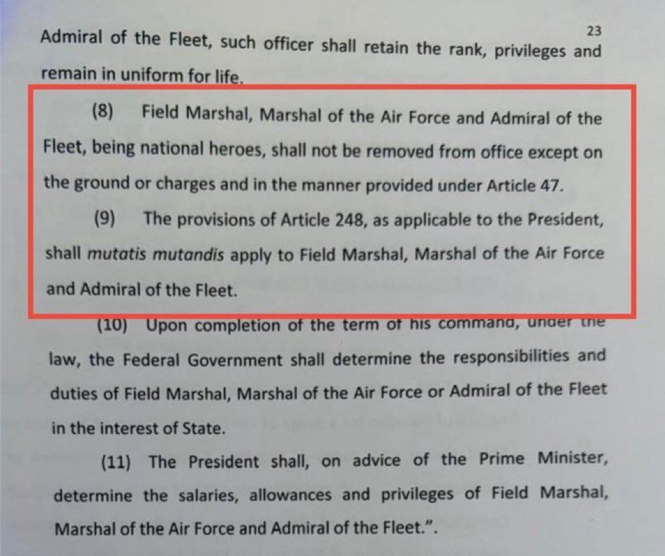 تم سے پہلے وہ جو اک شخص یہاں تخت نشیں تھا
اس کو بھی اپنے خدا ہونے پہ اتنا ہی یقیں تھا

27ویں ترمیم کا مقصد ایسے عناصر کے اقتدار کو دوام بخشنا ہے جن کو قطعی طور پر عوامی حمایت حاصل نہیں۔ فارم 47 کی جعلی حکومت ہو یا مدت ملازمت ختم ہونے کے بعد سرکاری عہدے پر براجمان کوئی فرد واحد