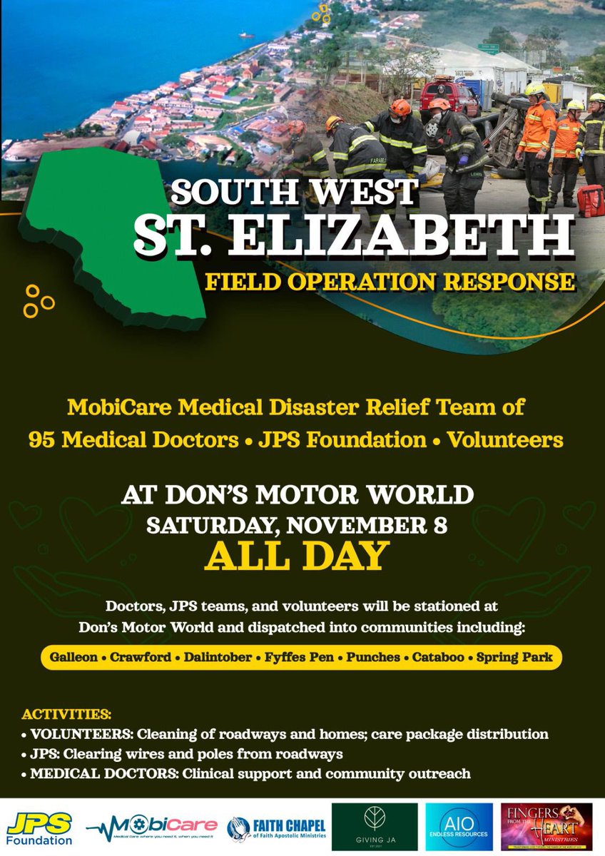 floydgreenja's tweet image. Today we scaling up our multi pronged relief effort. Our emergency operation center will be the base for a number of activities while volunteer teams will be dispatched into multiple hard to reach communities to do everything from medical checks to deliver hot meals.
