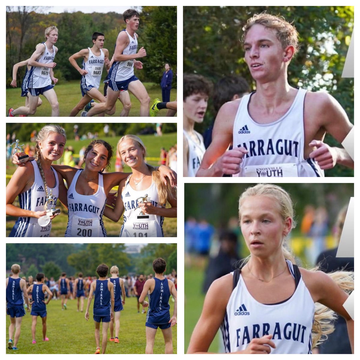 TSSAA Class AAA State Cross Country Meet in Memphis ⚓️🏃‍♂️🏃‍♀️

Farragut Boys place 5th in Tennessee (out of 32 teams competing)
Sam Shagan takes 14th (out of over 200 runners)
16:12.10 🏃‍♂️⚓️
—
Lady Admirals place 8th in the State
Christie George places 31st overall (19:30.15) 🏃‍♀️⚓️