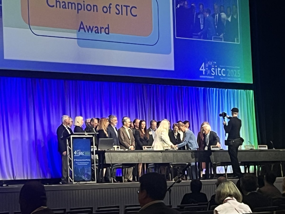 CancerProgress's tweet image. Great awards morning at the 40th Society for Immunotherapy of Cancer. #Immunotherapy #cancer