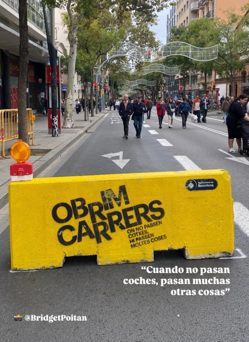 “Cuando no pasan carros, pasan muchas otras cosas”  
- Barcelona, noviembre 8, 2025