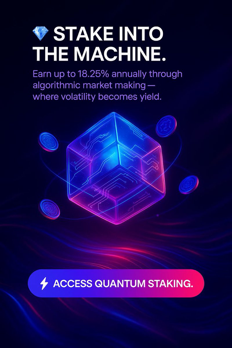 grayspectre_com's tweet photo. The future of yield isn’t DeFi — it’s HFT-Fi.
Crystal Quantum merges high-frequency trading and AI-driven market making to convert every micro-fluctuation into profit.
Stake. Earn. Compound.
Welcome to autonomous alpha. https://t.co/oUUTfi3ZdJ