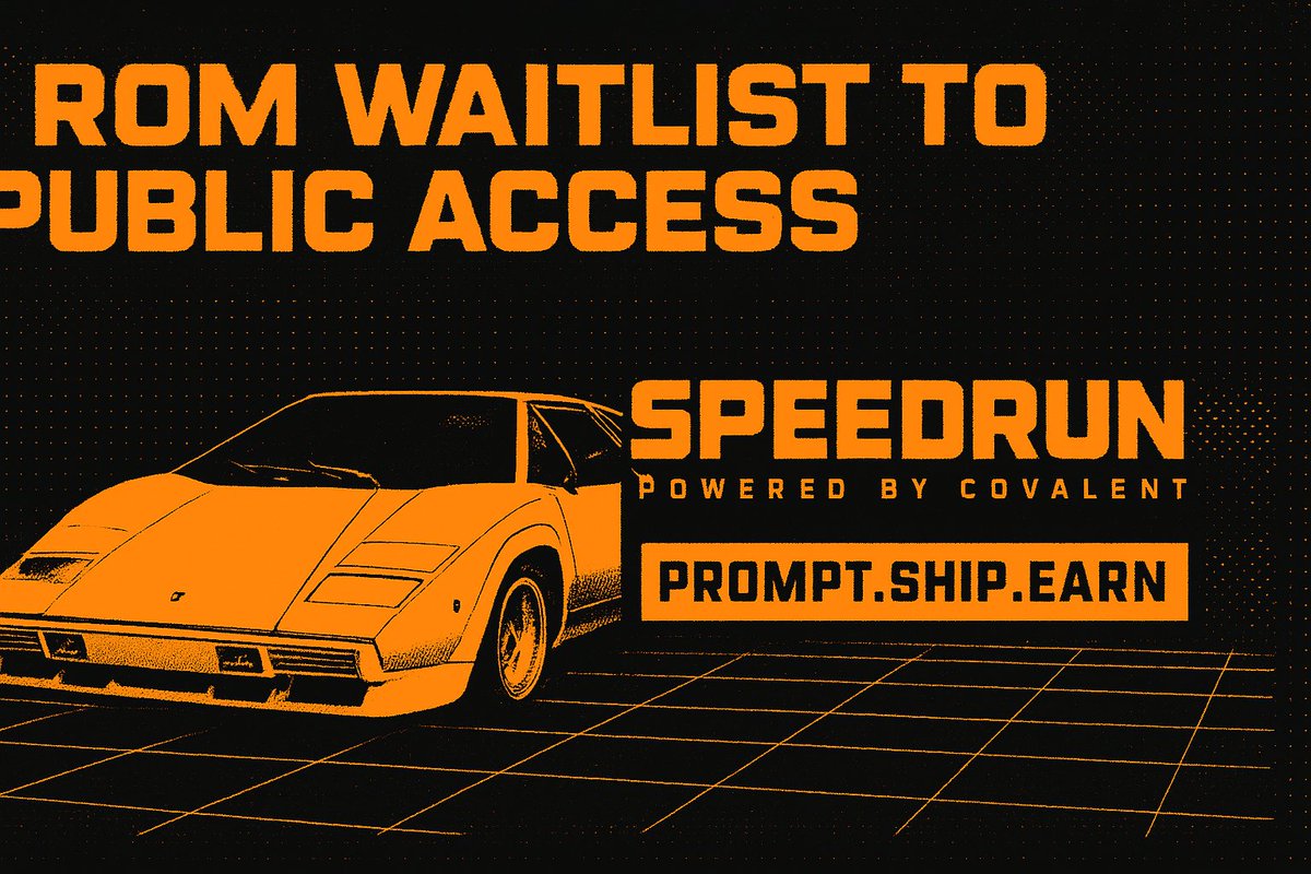 Fujimino_13's tweet photo. 1/ “Speedrun Goes Public: Build, Monetize and Earn On-Chain
🚀 From Waitlist → Public Access
Speedrun by @Covalent_HQ is now LIVE.
The Prompt-to-Earn era begins, where ideas become on-chain apps, and every interaction earns.

@Covalent_HQ 
@scribble_dao 
@clankeronbase https://t.co/bAit3GxN90