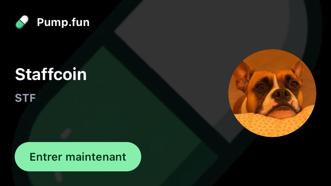 staffcoin's tweet photo. 🐶 StaffCoin ($STF) is not just a token — it’s a movement.

Loyalty. Trust. Power.

💊 Join now on https://t.co/rwJqi0Tnb1 → 

https://t.co/0qNkViOY2h

#STF #StaffCoin #Crypto https://t.co/ZvUbw5hXfn