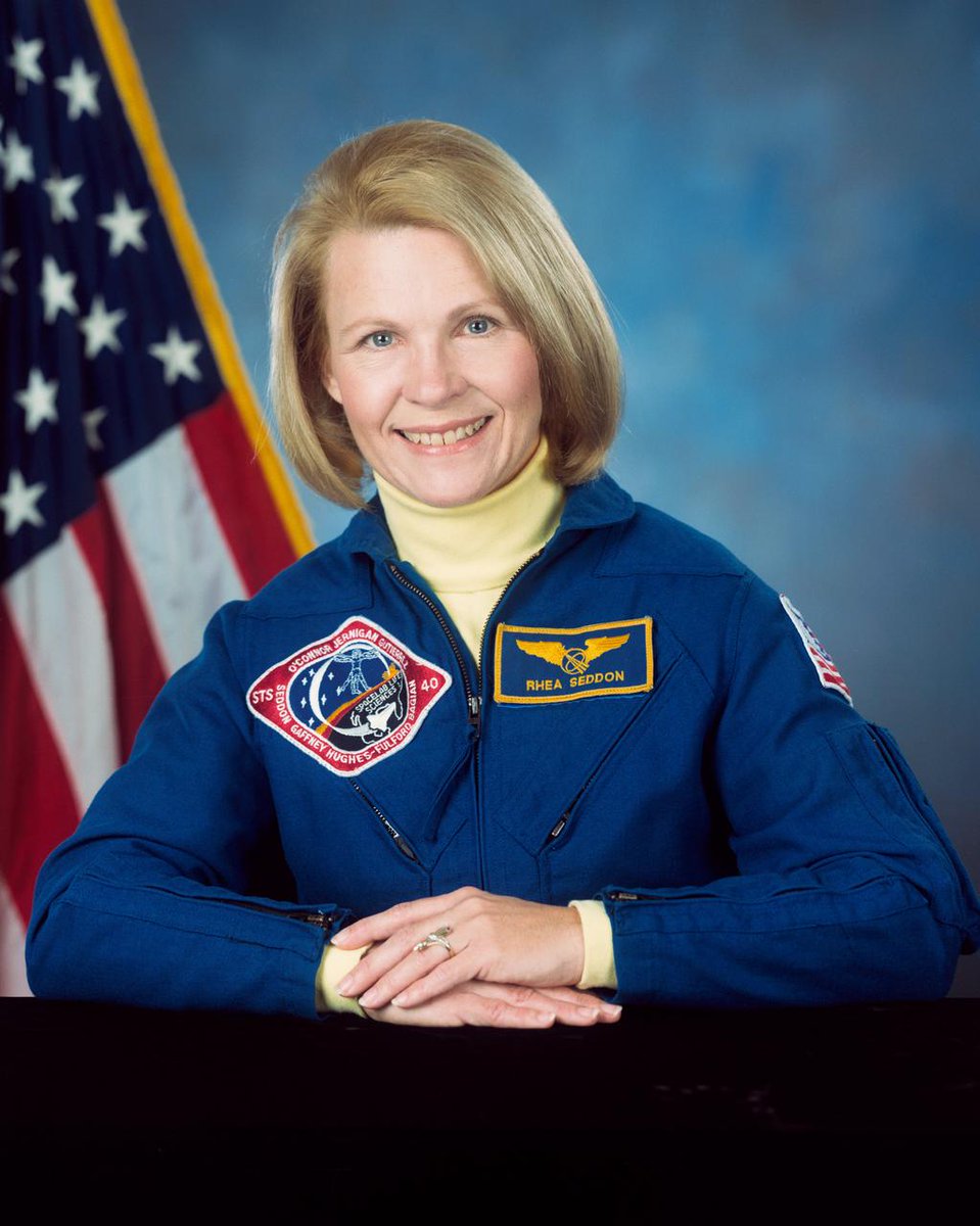 Astro_Cady's tweet image. 🎂Happy Birthday to Dr. Rhea Seddon - physician in the first group of @NASA_Astronauts  to include women, who flew on three #SpaceShuttle missions. Here&apos;s to many more amazing orbits!💫
#WomeninSTEM