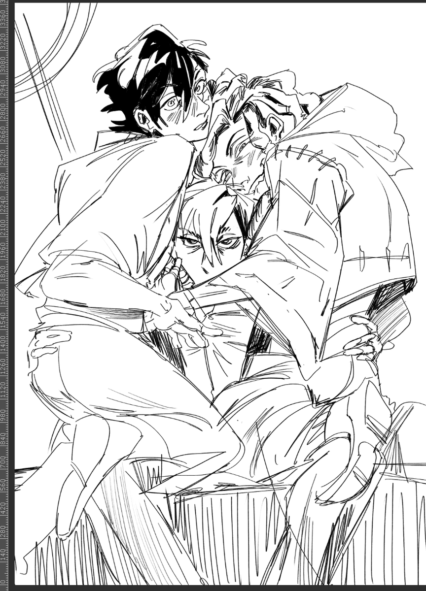 some jankallo + stringcrow i posted on tt amidst thesis stress #GACHIAKUTA 