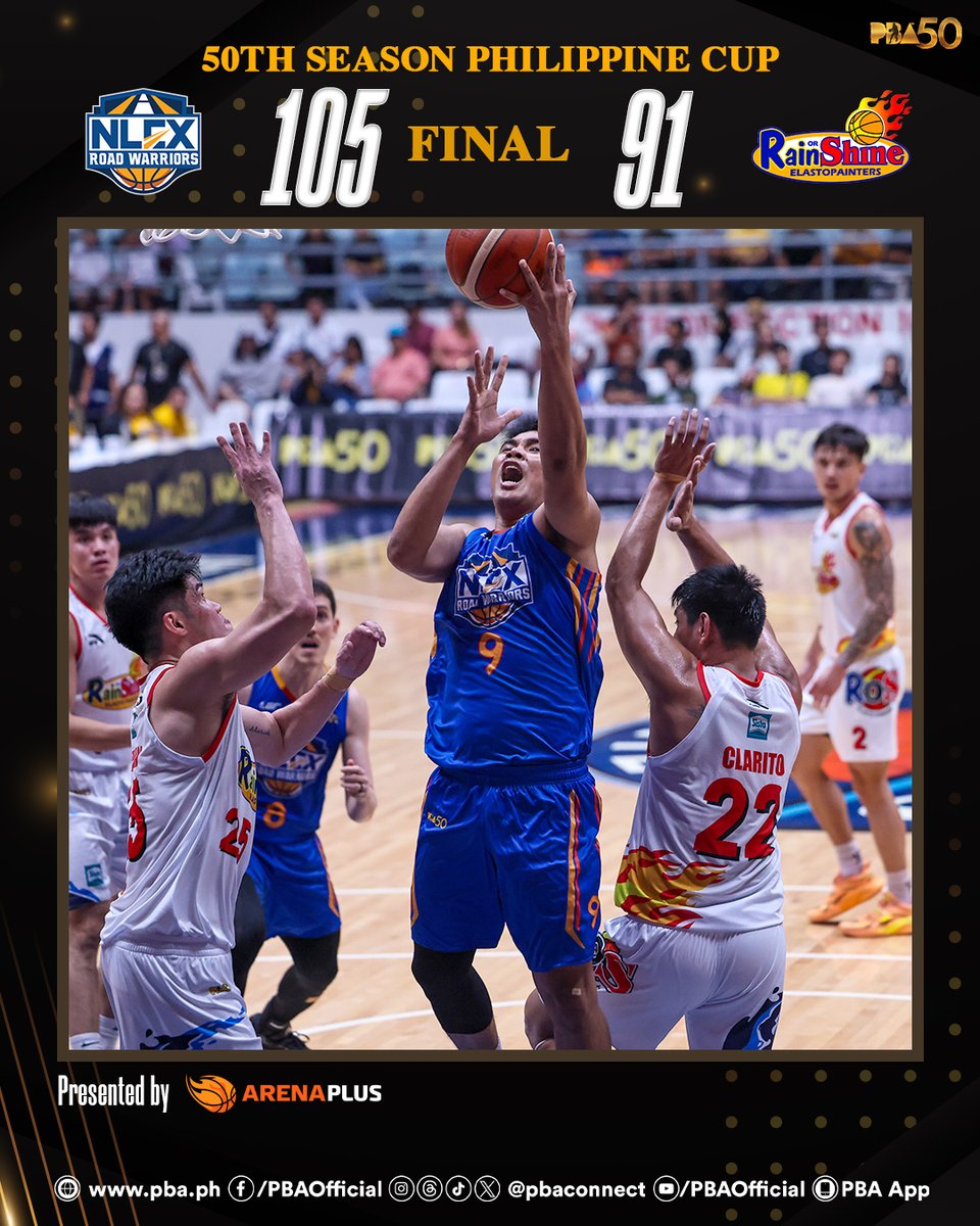 pbaconnect's tweet photo. NLEX outplays ROS. 

#PBA50 
#PBA50LID https://t.co/3ddHY3Cb0i