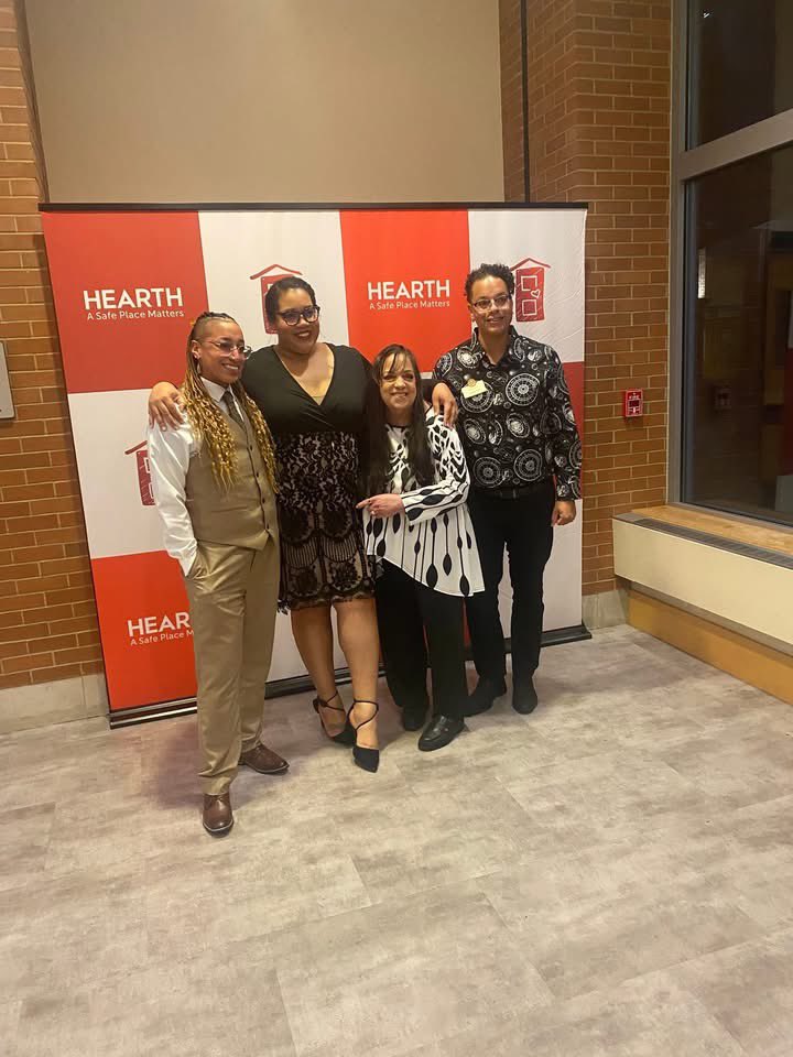 Last night, I stood alongside my family and accepted the "Generational Impact Achievement Award" during HEARTH's 30 Year Anniversary Celebration. Shelters that help women be self-sufficient are possible and I am living proof! #FromHomelesstoHope #Hearth #ASafePlaceMatters
