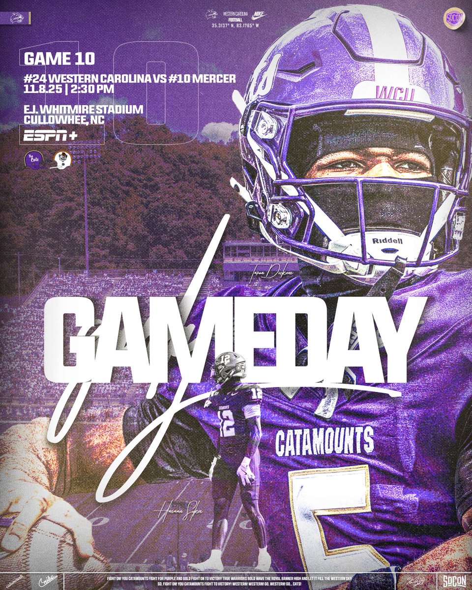 ITS GAMEDAY!!! 

🆚 Mercer 
🕕 2:30 PM
📺 ESPN+
🏟 E.J. Whitmire Stadium 
 
#NoExcuses » #LOTE