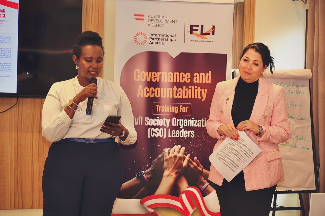 It was such an honor to participate in CSO Leaders #Governance &amp; #Accountability Training organized by <a href="/FidelisLeaders/">Fidelis Leadership Institute</a> in partnership with <a href="/ADCinUganda/">ADC in Uganda 🇦🇹🇺🇬</a>.
Space where CEOs &amp;Board Executives strengthened their leadership for sustainable impact. 
 <a href="/Dr_KatjaK/">Dr. Katja Yvonne Kerschbaumer</a> <a href="/PheonaWall/">Pheona Wall</a> <a href="/tina_wamala/">Tina Wamala</a>