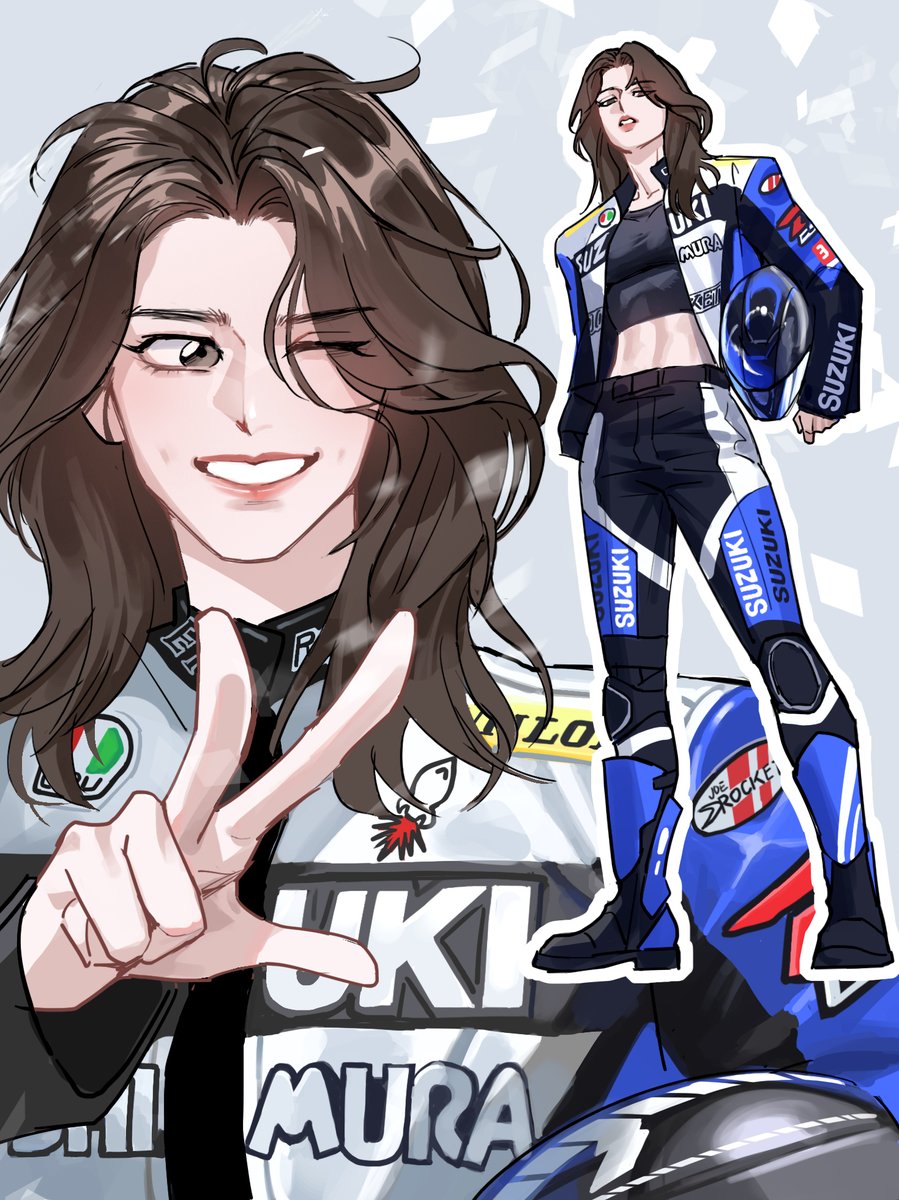 OSDA_TW's tweet image. 點圖-Riders motoGP🐶🏍️🏁
#Yujin #IVEfanart