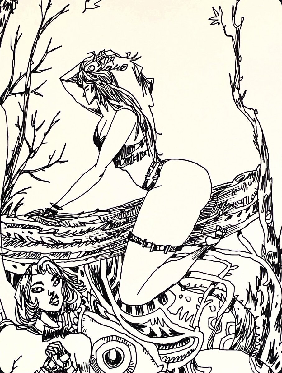 JimMahfood's tweet photo. In the woods.
Ballpoint on moleskin in the magic sketchbook.
πͺΎππͺΎ
#ballpoint #sketchbook #moleskin #woods #fall #creeps #spooky #crew #adventure #horror #psychedelic #visualfunk #foodone #jimmahfood https://t.co/vXkV7GHnmA