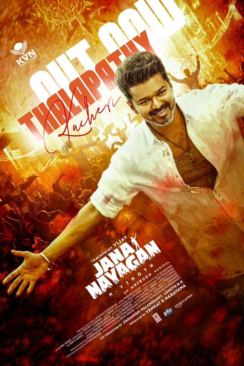 #ThalapathyKacheri Out Now 🔥One last dance
#JanaNayaganFirstSingle #Jan9thRelease