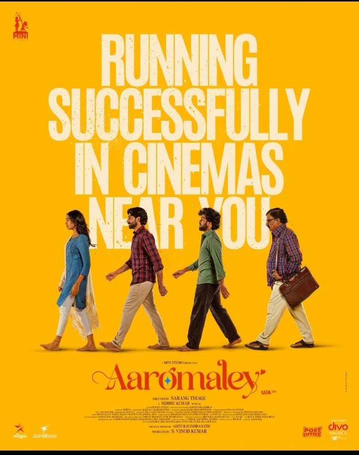 SVMSMS's tweet photo. #Aaromaley is going strong in cinemas with packed shows everywhere https://t.co/ojIYmF8Q9T