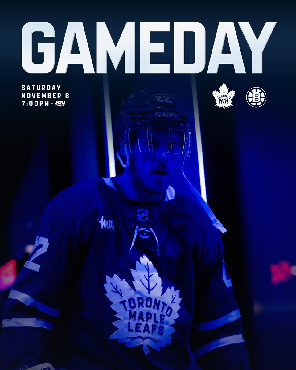 MapleLeafs's tweet photo. Toronto. Boston.
Saturday night. https://t.co/UwghDAzDjq