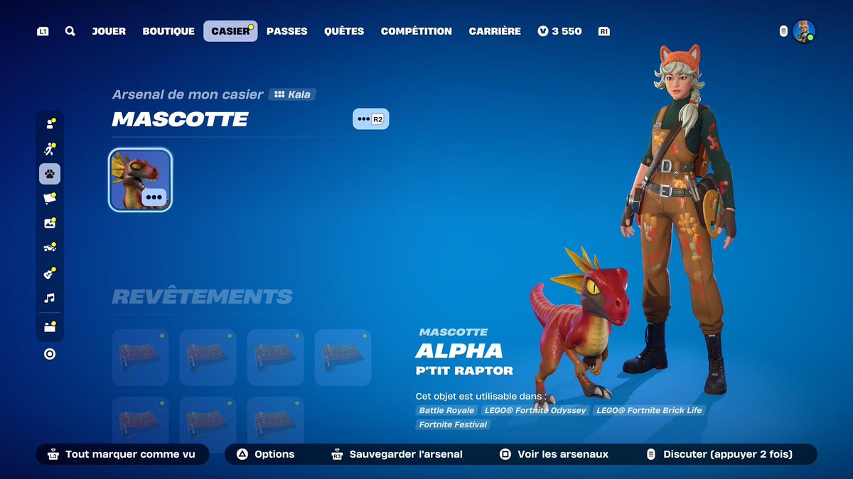 CharloP_12's tweet photo. Merci énormément @CanV2nico pour la super mascotte du P’tit Raptor!!! C’est vraiment celui que je préfère! 🤩
Voici aussi comment je l’ai personnalisé 😊 https://t.co/7ETawDjVCO