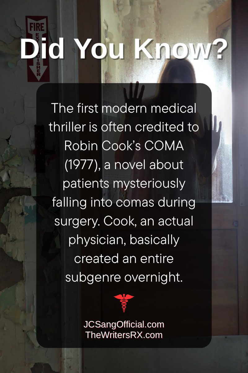 There are certain books and authors that paved the way for Medical Thrillers. Can’t wait to be one who joins them on everyone’s book shelf! #medicalthriller #psychologicalthriller #medicalsuspense #healthcareworker
