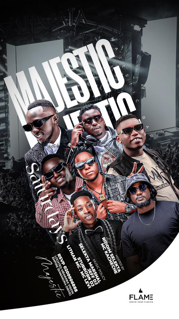 #MajesticSaturdays At Majestic Vision Empire 👌
Don’t miss out!!