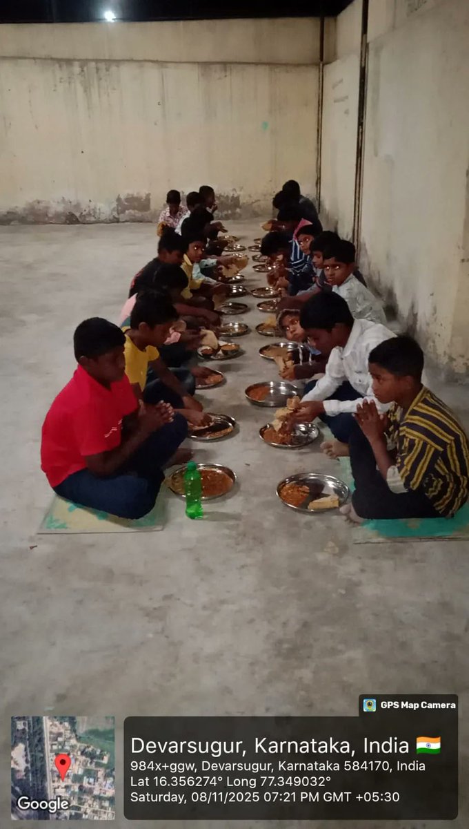 Dinner  #SocialAudit_SWDMeals #SocialWelfare_Karnataka
