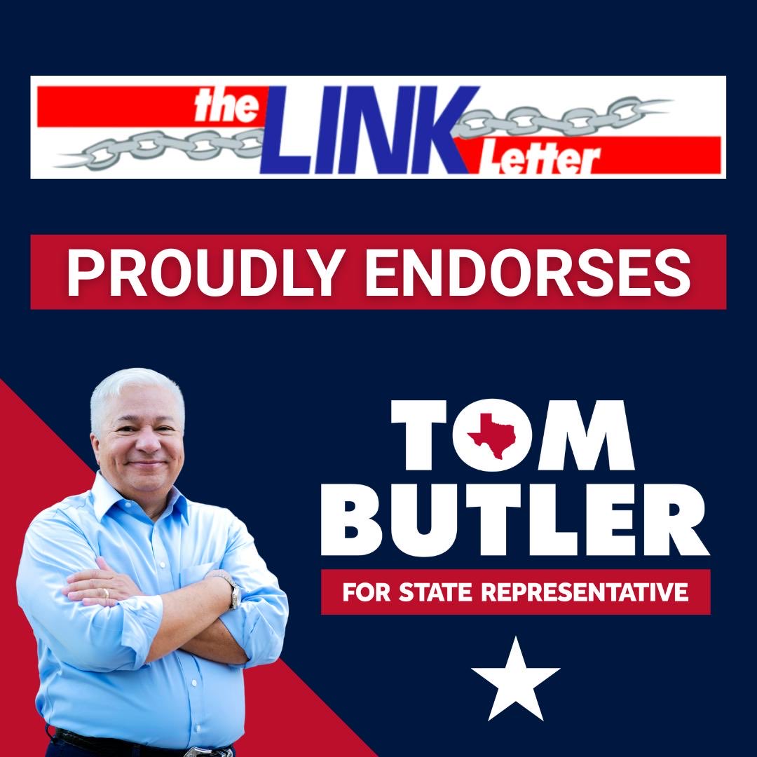 TomButlerTX's tweet image. 🚨 BIG NEWS 🚨

Proud to earn the endorsement of The LINK Letter — one of Texas’ most trusted conservative voices. Our campaign for the Texas House is gaining momentum! Let’s keep Texas red, strong, and free. #txlege