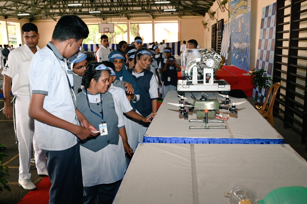In the run up to #NavyDay2025, #SNC hosted a transformative day for more than 200 differently abled children during their visit onboard #INSShardul and Naval exhibition at <a href="/IN_NIAT/">NIAT</a>. 
The visit unfolded as a testament to the #IndianNavy's commitment to fostering inclusivity and