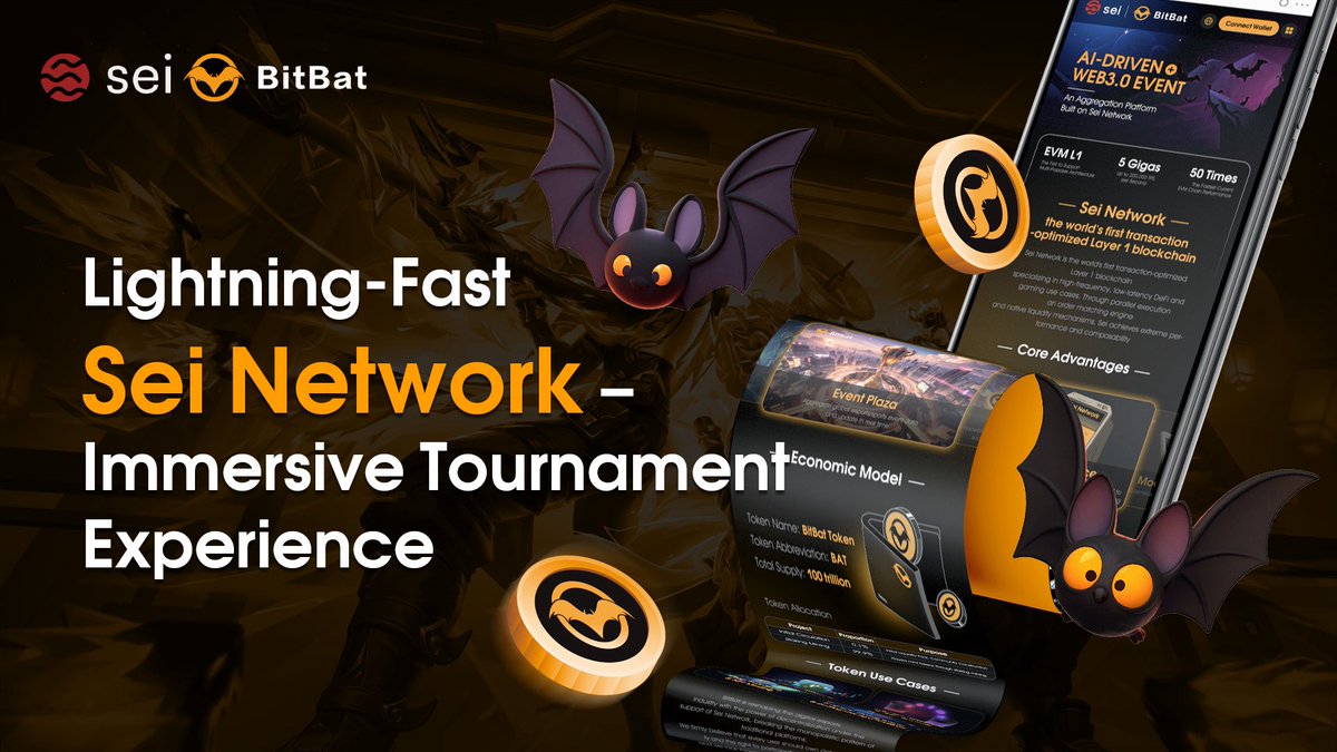 BitBat_TAP's tweet image. 🦇 Build the Sei Ecosystem · Share the Future of Esports

BitBat joins forces with Sei Network to redefine on-chain competition:
🎮 Real-time esports data aggregation
⚡ Decentralized interaction &amp;amp; instant rewards
🌐 Building the ultimate Web3 esports ecosystem together

Join the…