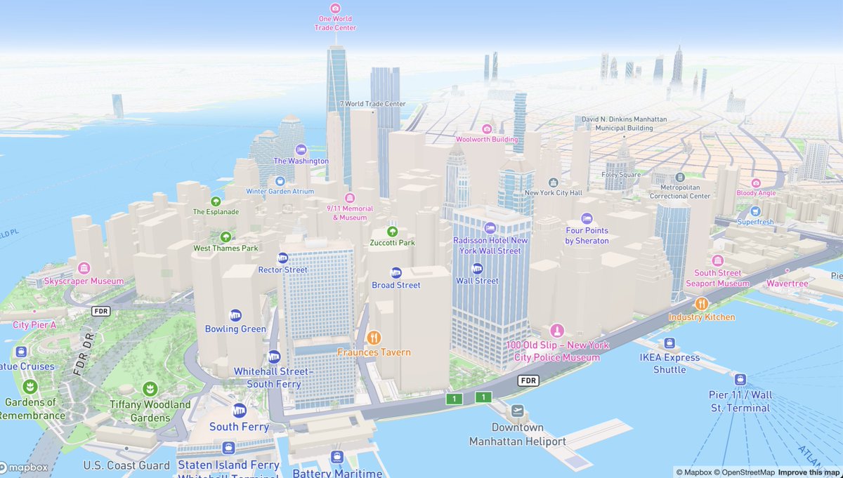 kyle_e_walker's tweet image. Today&apos;s mapgl tip for #30DayMapChallenge Day 8: Urban

The default Mapbox Standard Style with `mapboxgl()` gets you 3D buildings - with rendered landmarks - out of the box.

Using MapLibre?  Try `maplibre(style = openfreemap_style(&quot;liberty&quot;))` for 3D OSM buildings!