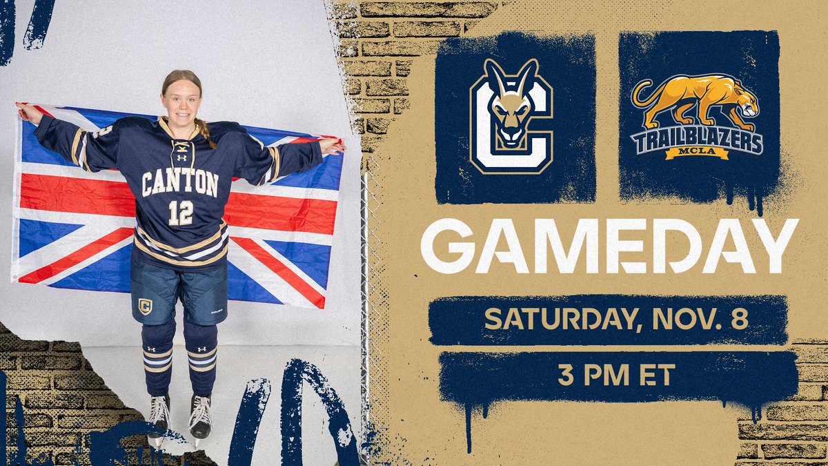 WHOC🏒| Great  day for a gameday! Coming off a 9-goal win, Lucy Beal and the rest of the SUNY Canton women's hockey team look to move to 4-0 this afternoon against MCLA! 

🆚 MCLA
🕒 3 PM
📍 Terry Martin Ice Arena
🎥📊 rooathletics.com/coverage
📝rooathletics.com/programs