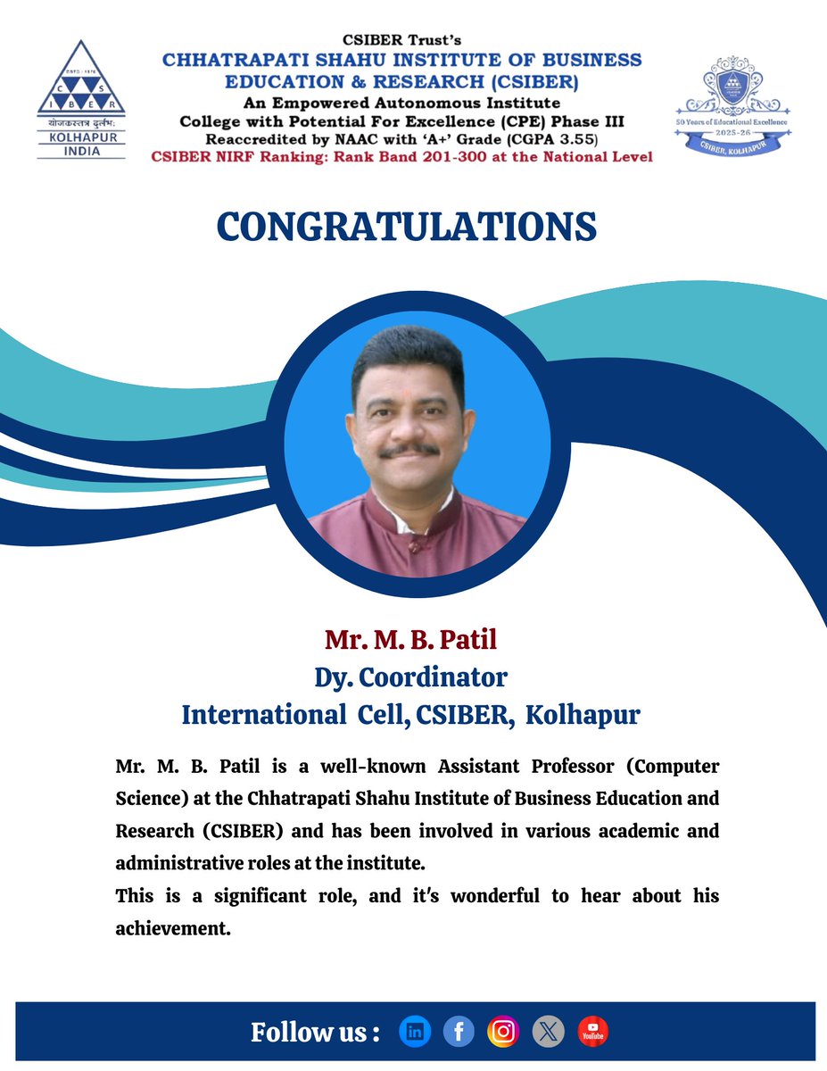 CSIBER Official tweet media