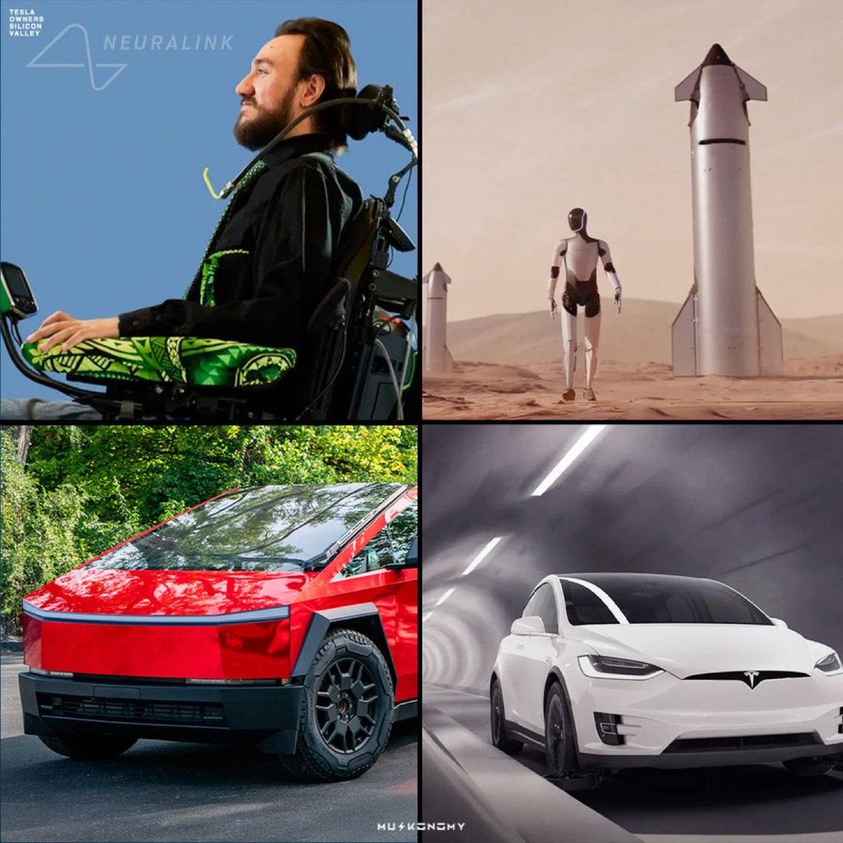 teslaownersSV's tweet image. Elon Musk is building the future across every frontier