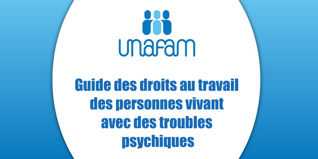 🧠💡<a href="/Unafam/">Unafam</a> vous propose un tout nouveau guide des droits au #travail des personnes vivants avec des #troublespsychiques. Bravo et merci aux bénévoles qui ont coconstruit ce guide très complet !

▶️ow.ly/MKt550S8s1S

#santémentale #droits @droit_pluriel <a href="/SanteMentale/">Santé Mentale</a>