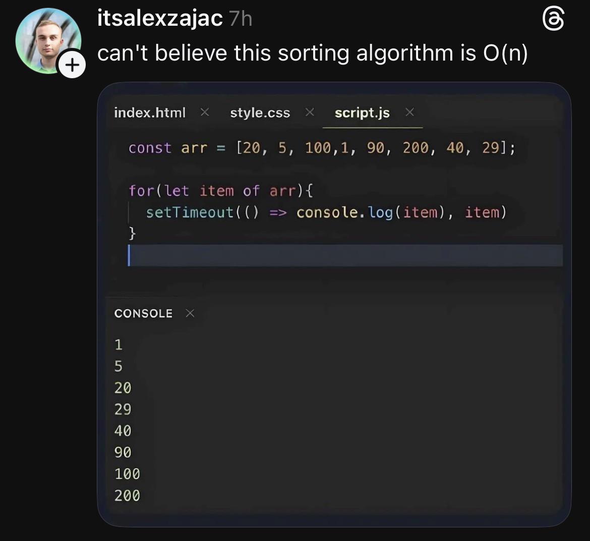 data_cyborg's tweet image. Technically horrifyingly correct
 #programminghorror
 #meme