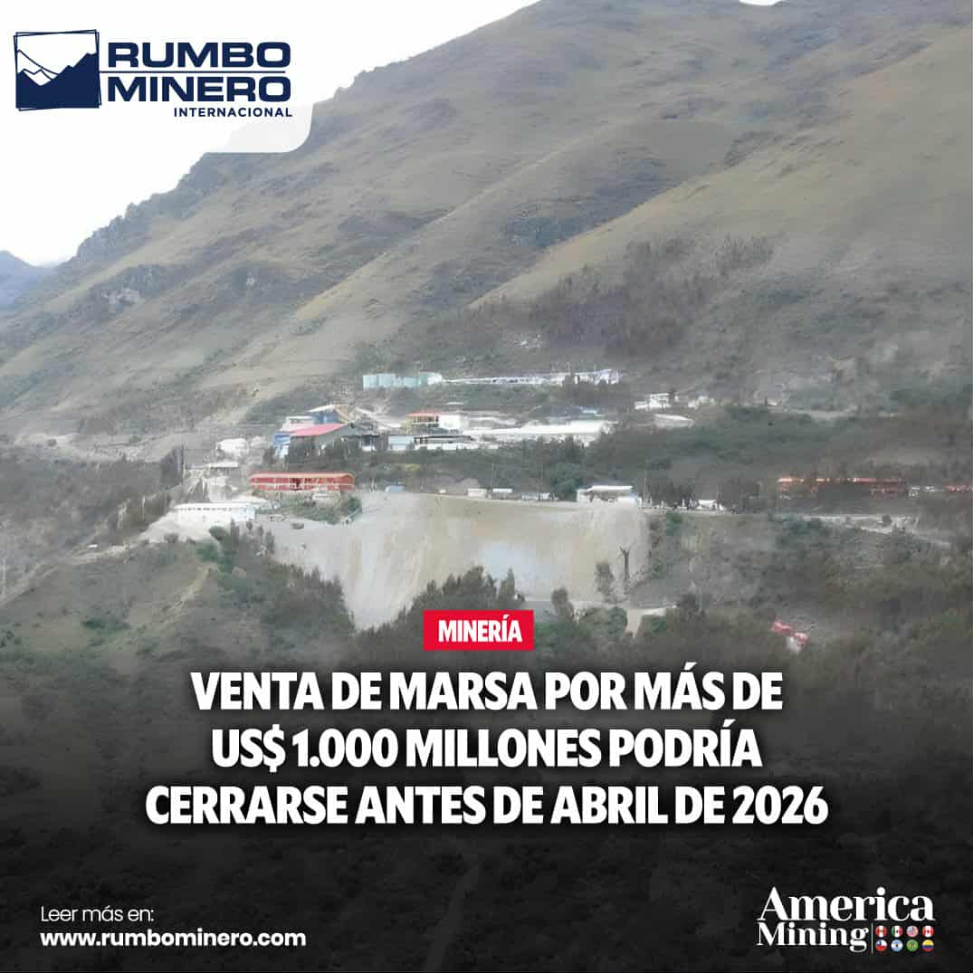 rumbominero's tweet image. 📌 La venta de MARSA por más de US$ 1.000 millones podría cerrarse antes de abril de 2026.

📍La mina está en el Batolito de Pataz (La Libertad).

👉 Lee más: t1p.de/y1u7k

#RumboMinero #Marsa #MineríaPerú #Oro #Inversiones #LaLibertad #MineríaSostenible