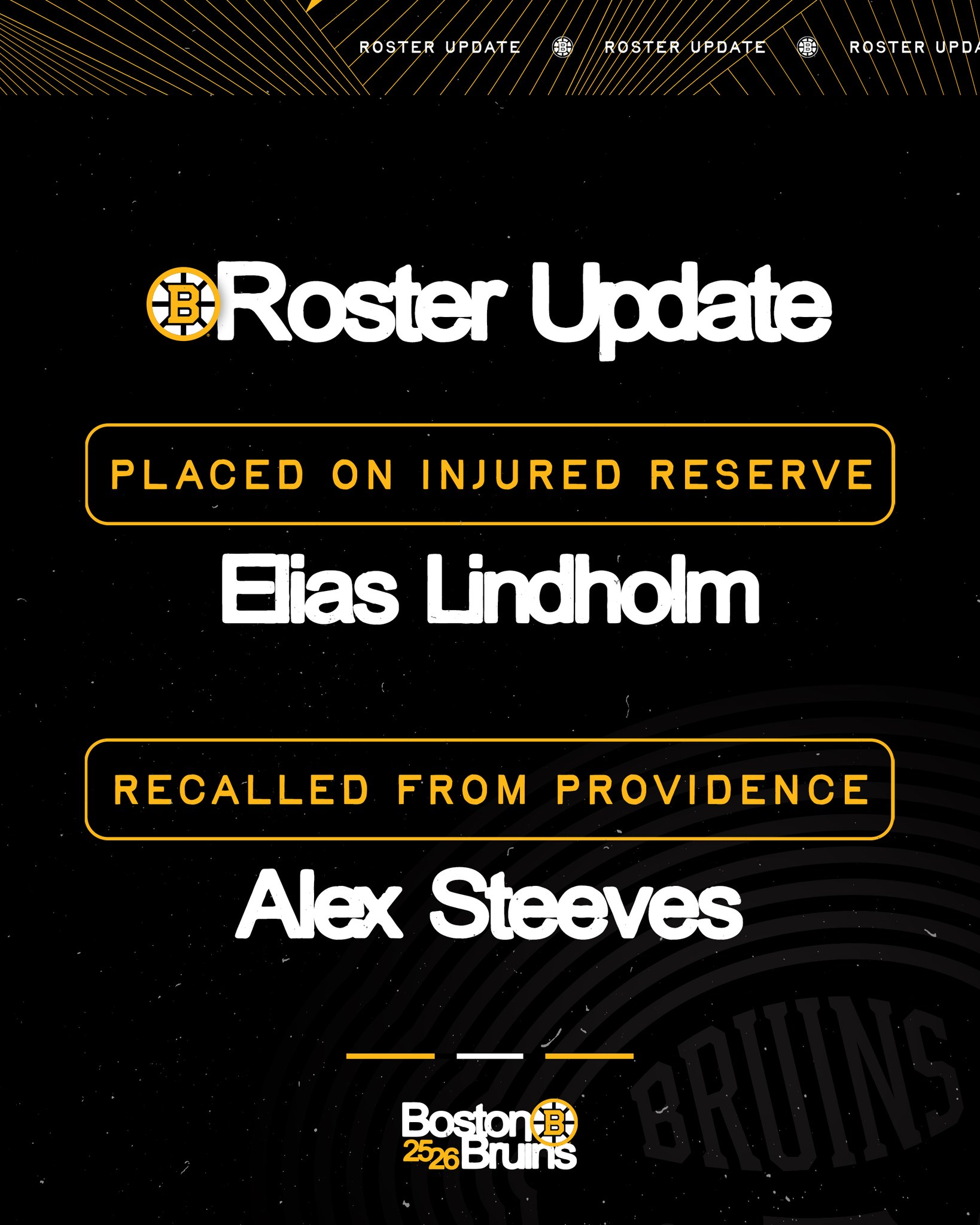 Boston Bruins (@NHLBruins) on X