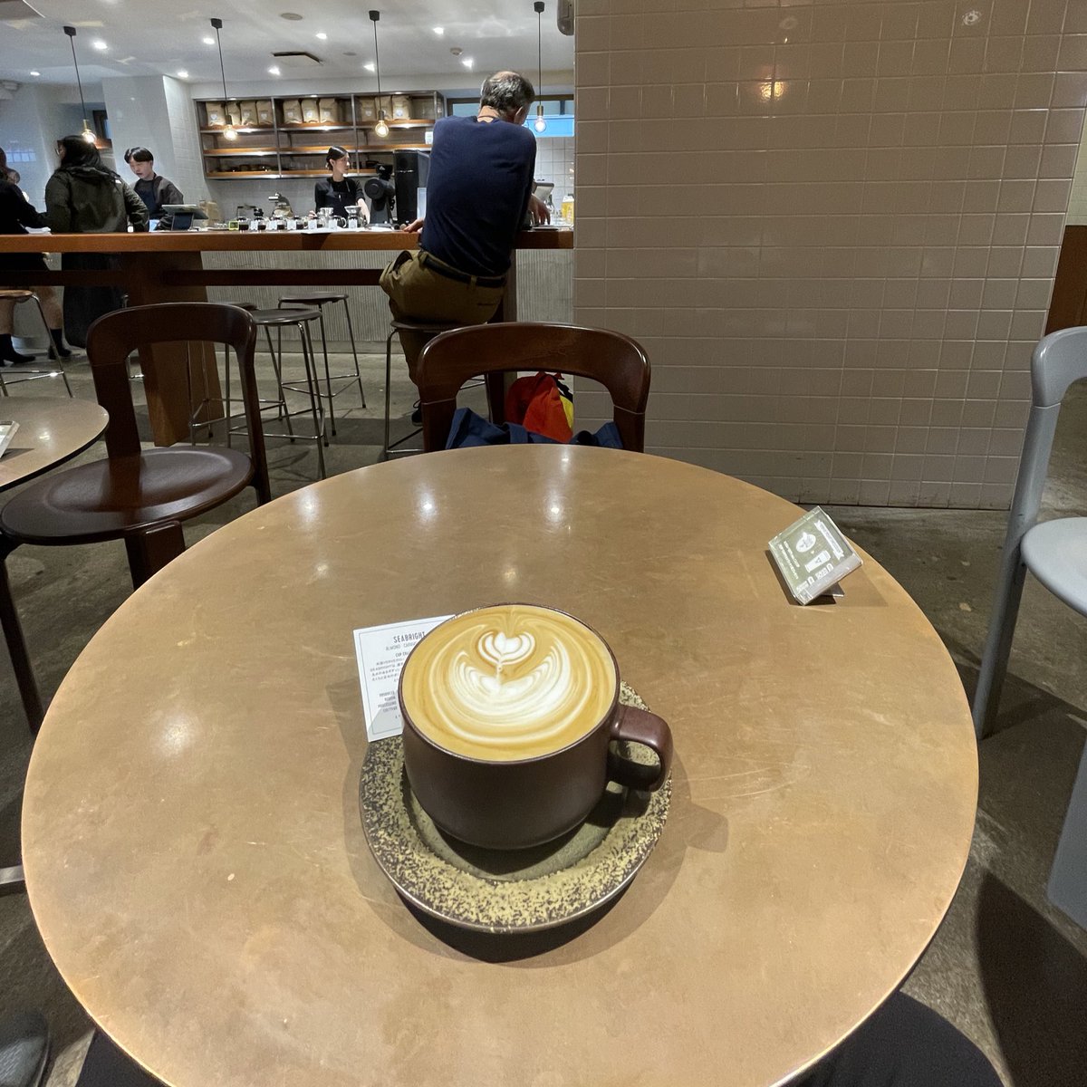 ホットラテの季節がやってきた。