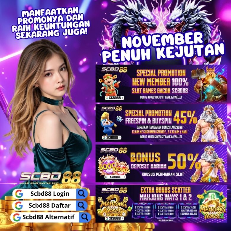 scbd88_'s tweet photo. BIBIT168 November ini makin seru karena banyak promo ๐
Yuk nikmati diskonnya dan mainkan game favoritmu sekarang juga! ๐ฎ๐ฅ#scbd88 #maxwin #GameSeru #MainGameBareng #GamersIndonesia #DuniaGaming
#GameFavorit #WaktuSantai #MainSekarang #RasakanKeseruannya #GameSeruBanget https://t.co/nFkN7H2sUY