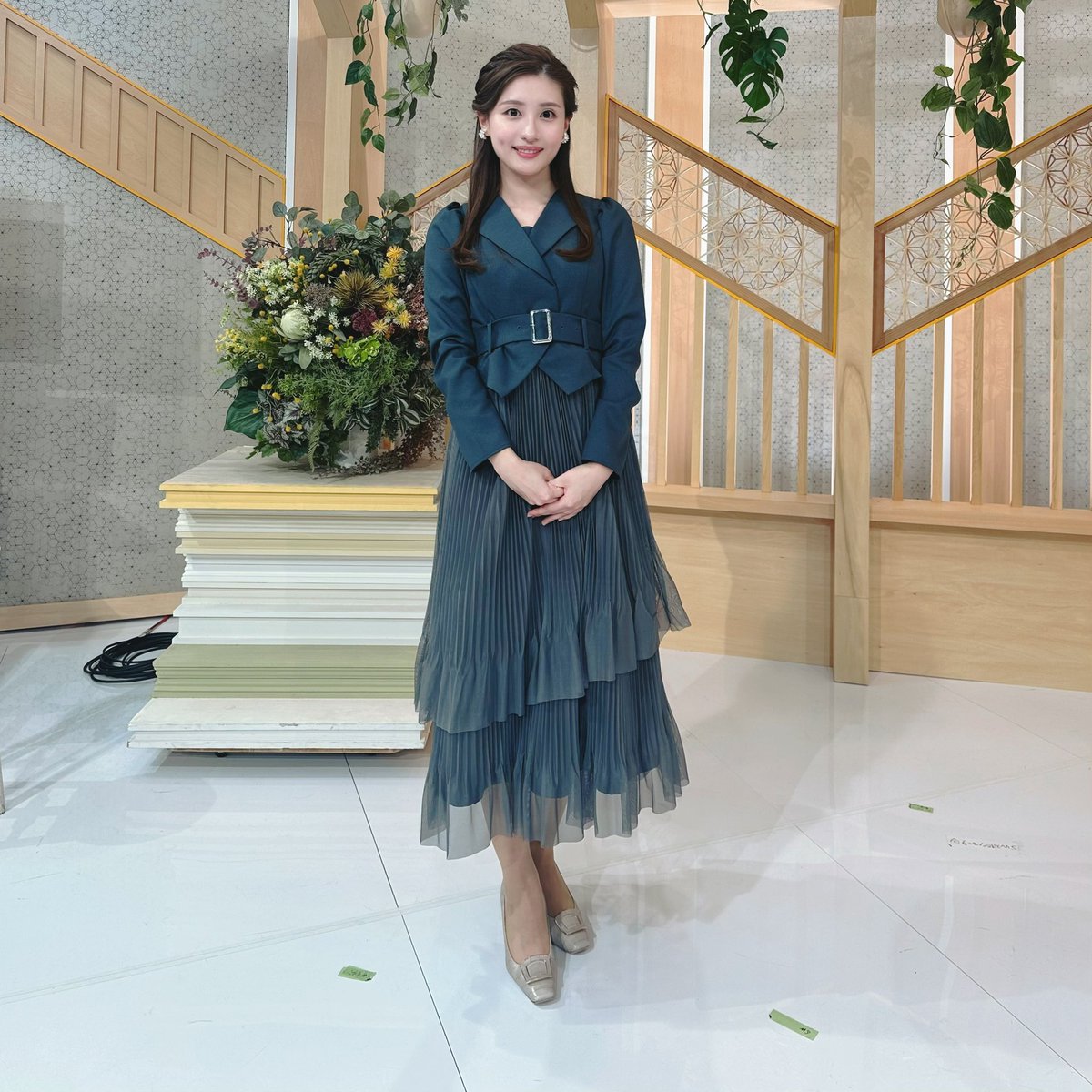 nanaka_rkb's tweet image. 最近の衣装です🥺💞
きょうのほめほめも聴いてね✨
#ほめほめナイト　#rkbラジオ
#アナウンサーコーデ #アナウンサー衣装